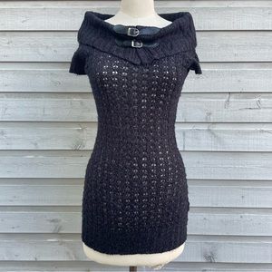 Women’s Lace Knit Tunic Sweater